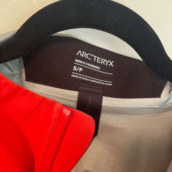 Arcteryx zeta SL gortex rain jacket orange red - Picture 2 of 4